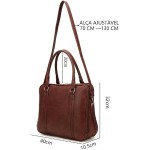 Bolsa Pasta Executiva Notebook Feminina Faculdade Professor Advogado (Caramelo) - Imagem 2
