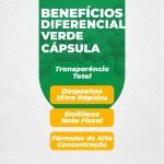 Multivitamínico Completo 180 Cápsulas - Complexo Vitamínico de A a Z - Suplemento Alimentar - Verde Cápsula - Imagem 3