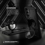 Gshield Capa Case Ringket Anti-impacto com Suporte Stand Anel Magnético Multifuncional para Motorola (Moto Edge 60/60 Fusion) - Imagem 4