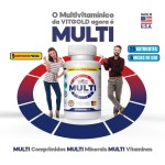 Multivitamínico Multi Vitgold 130 + 20 comprimidos. - Imagem 3