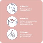 NIVEA Hidratante Labial Hidra Color 2 em 1 Nude 4,8g - Combina cor suave e hidratação enriquecida com Manteiga de Karité, Óleo de Amêndoas orgânico e Vitamina E, que protegem os lábios - Imagem 5