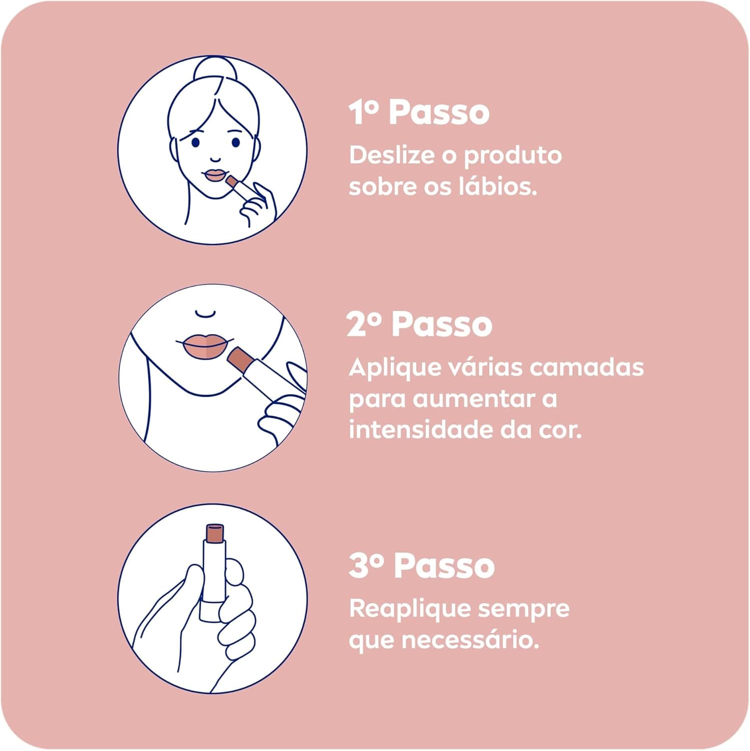 NIVEA Hidratante Labial Hidra Color 2 em 1 Nude 4,8g - Combina cor suave e hidratação enriquecida com Manteiga de Karité, Óleo de Amêndoas orgânico e Vitamina E, que protegem os lábios - Imagem 5