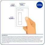 NIVEA Hidratante Labial Hidra Color 2 em 1 Nude 4,8g - Combina cor suave e hidratação enriquecida com Manteiga de Karité, Óleo de Amêndoas orgânico e Vitamina E, que protegem os lábios - Imagem 6
