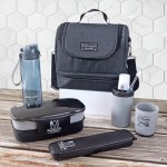 Bolsa Térmica Preta Com Dois Compartimentos - Imagem 6