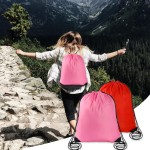 2 peças, bolsa com cordão, bolsa de ginástica, mochila com cordão, bolsa a granel, vermelho, rosa, bolsa de natação para mulheres, Vermelho + rosa, 40×35cm, Bolsa com cordão - Imagem 7