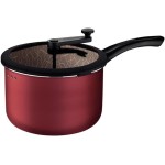 Pipoqueira Tramontina Paris em Alumínio com Revestimento Interno e Externo em Antiaderente Starflon Max Vermelho com Tampa de Vidro 22 cm 4,8 L - Imagem 3