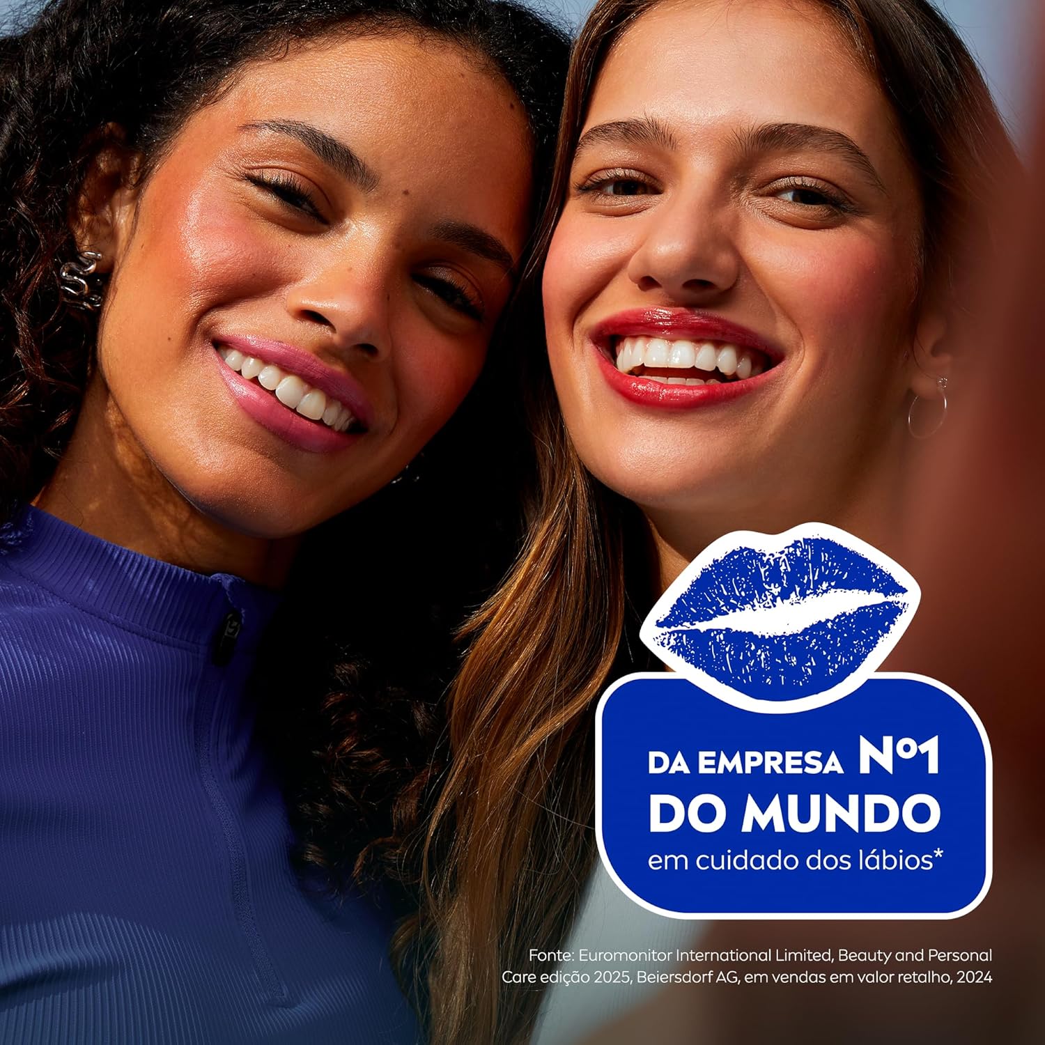 NIVEA Hidratante Labial Hidra Color 2 em 1 Rosa Pink 4,8g - Combina cor intensa e hidratação enriquecida com Manteiga de Karité, Óleo de Amêndoas orgânico e Vitamina E - Imagem 8