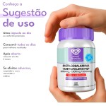 Piridoxal Fosfato+Vit.B9+Vit.B12 Ativas 3x 1000mcg 120cp Sublingual - Imagem 3