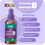 Vitaminas Complexo B Kids 30ml Liquida Doses - Uvits - Imagem 3