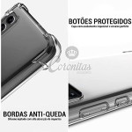 Kit Capa Capinha Anti Impacto Compatível com Motorola Edge 20 Lite + Película Vidro 3D - Imagem 4