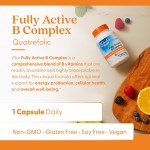 O melhor complexo B totalmente ativo do Doctor suporta sistema nervoso Energy O ideal de bem -estar positivo de humor positivo NONGMO GLUTEN sem soja vegana livre, 60 contagem - Imagem 6