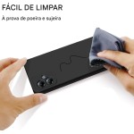 Capa Capinha Compatível Motorola Moto G15 Silicone Aveludada Ultra Fina e Resistente (VINHO) - Imagem 4