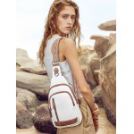 Bolsas transversais CLUCI para mulheres, tiracolo, mochila de viagem de couro, One Size - Imagem 8