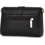 Bolsa Feminina de Couro Macio - Alças duplas ajustáveis (Ombro/Crossbody), Multiuso para Dia a Dia, Festas e Viagense Couro Macio - Imagem 4