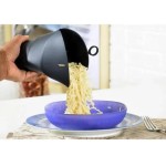 PIPOQUEIRA MICROONDAS SILICONE PANELA MULTIUSO MACARRAO ARROZ BALDE SEM OLEO RETRATIL PREMIUM - Imagem 3