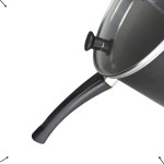 Panela de Pipoca Pipoqueira Tampa Vidro Antiaderente Sem Oleo Fitness - Imagem 3