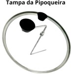 Panela de Pipoca Pipoqueira Tampa Vidro Antiaderente Sem Oleo Fitness - Imagem 4