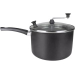 Panela de Pipoca Pipoqueira Tampa Vidro Antiaderente Sem Oleo Fitness - Imagem 7