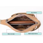 Bolsa Feminina Nylon Transversal Multi Uso Regulável Espaçosa Moderna Impermeável - Imagem 4