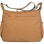 Bolsa Feminina Nylon Transversal Multi Uso Regulável Espaçosa Moderna Impermeável - Imagem 5