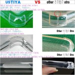 USTIYA Capa para Motorola MOTO Edge 20 Lite Case Uso Resistente, Bumper Absorção Choques em TPU Transparente capinha Protector Câmera Espessamento nas Quatro Pontas da Carcasa - Imagem 6