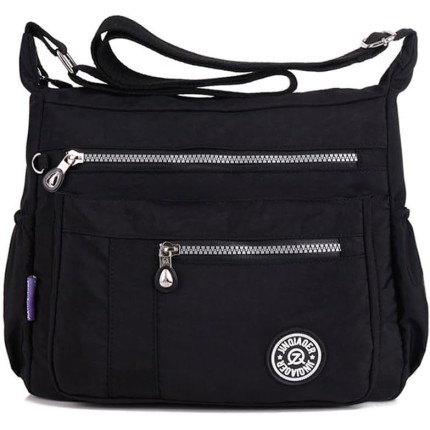 Bolsa Feminina Nylon Transversal Multi Uso Regulável Espaçosa Moderna Impermeável