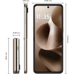 Smartphone Motorola Razr 60 Ultra - 1TB 32GB (16GB RAM+16GB Ram Boost) Snapdragon 8 Elite Tela dobrável 7" e externa 4” Moto AI 50MP camera - Madeira - Imagem 3