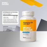 Vitamina D3 + K2 Mk7 Easy Boost D3 2000ui K2 149mcg 60 Caps - Imagem 9