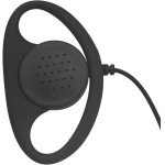 Fone de ouvido em forma de D com microfone PTT de comunicação segura, fone de ouvido de 2 pinos para rádios Motorola CLS1110 CLS1410 CP200 DTR550 RDU4100 RMU2040 DLR1020 - Imagem 3