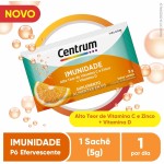 Centrum Imunidade Multivitaminico em Sachê, com Vitamina C, Vitamina D e Zinco, Sabor Laranja, 12 Unidades Efervescentes - Imagem 5