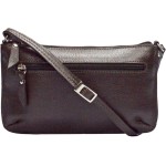 Bolsa Feminina Pequena Compacta Transversal em Couro Legítimo com Ziper Madamix MDXB364 - Imagem 7
