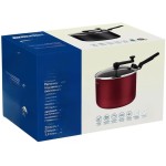 Panela Pipoqueira Antiaderente 3,5l 20cm Alumínio Com Vidro(PRETO) - Imagem 2