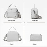 Bolsa tiracolo pequena feminina casual de nylon bolsa de telefone pequena carteira de viagem - Imagem 4