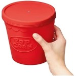 Balde Pipoca Pipoqueira Para Microondas Em Silicone Sem Óleo - Imagem 5