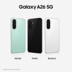 Samsung Celular Galaxy A26 5G 256GB, 8GB RAM, Câmera de 50MP, IP67, Tela Super AMOLED 6.7", NFC (Preto) - Imagem 7