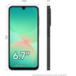 Samsung Celular Galaxy A26 5G 256GB, 8GB RAM, Câmera de 50MP, IP67, Tela Super AMOLED 6.7", NFC (Preto) - Imagem 9