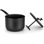 Multiflon Panela para Pipoca Pipoqueira 22 Centimetros Grafite Aluminio Antiaderente, Linha Versátil Resistente Durável e Saudável - Imagem 3