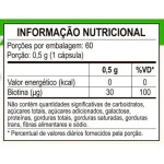 Vitamina B7 - Biotina - 60 cápsulas - Imagem 3