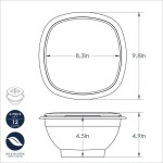 Nordic Ware Pipoqueira de micro-ondas, vermelha, 12 xícaras - Imagem 3