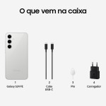 Celular Samsung Galaxy S24 FE 5G 256GB 8GB RAM Tela 6.7" Câm. Tripla 50+12+8MP Frontal 10MP, Galaxy AI - Cinza - Imagem 8