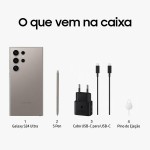 Smartphone Samsung Galaxy S24 Ultra, Galaxy AI, Selfie de 12MP, Tela de 6.8" 1-120Hz, 256GB, 12GB RAM - Titânio Cinza - Imagem 6