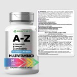 Multivitaminico A-Z Completo 22 Vitaminas E Minerais 90 Cápsulas - Ecomev - Imagem 3