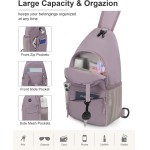 Bolsa tiracolo feminina à prova d'água com alça de ombro conversível para acampamento, caminhada - Imagem 3