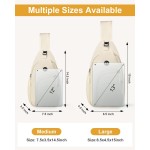 Bolsa tiracolo feminina à prova d'água com alça de ombro conversível para acampamento, caminhada - Imagem 2