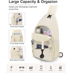 Bolsa tiracolo feminina à prova d'água com alça de ombro conversível para acampamento, caminhada - Imagem 3