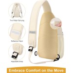 Bolsa tiracolo feminina à prova d'água com alça de ombro conversível para acampamento, caminhada - Imagem 4