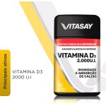 Multivitaminico Vitasay Vitamina D3 2000UI com 90 Comprimidos - Imagem 6