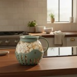 Tigela de pipoca com tampa, Pipoqueira de Vidro Borossilicato Silicone Para Micro-ondas 2L(Verde) - Imagem 3