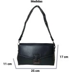 Bolsa Feminina Transversal Baguete Tiracolo De Ombro Pequena - Imagem 3