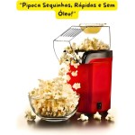 Faça Pipoca Sequinhas em Minutos – Pipoqueira Elétrica Sem Óleo, Rápida e Saudável - Imagem 4